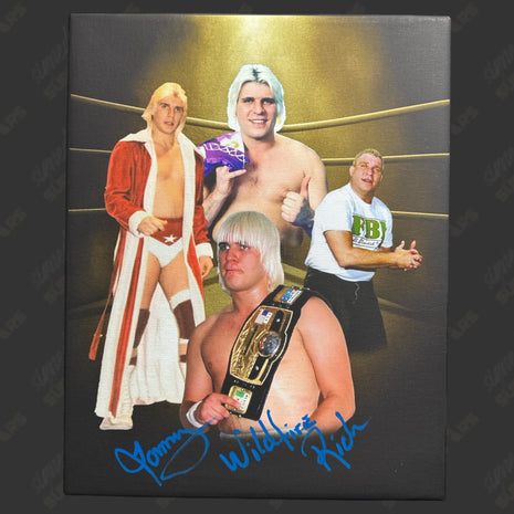 Tommy Rich signed 11x14 Printed Canvas