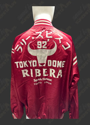 Larry Zbyszko signed Ring Worn Ribera Jacket from Tokyo Dome