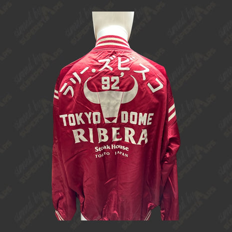 Larry Zbyszko signed Ring Worn Ribera Jacket from Tokyo Dome