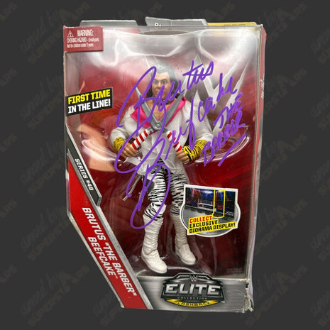 Brutus Beefcake signed WWE Elite Series 49 Action Figure