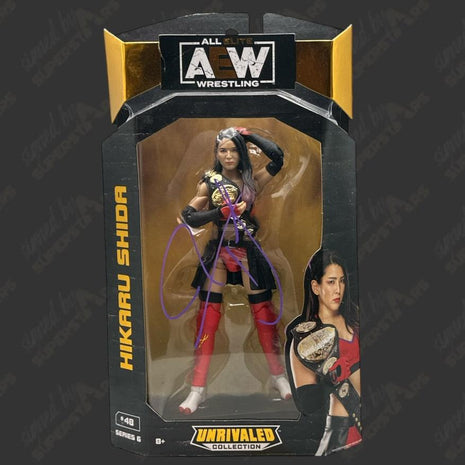 Hikaru Shida signed AEW Unrivaled Series 6 #48 Action Figure