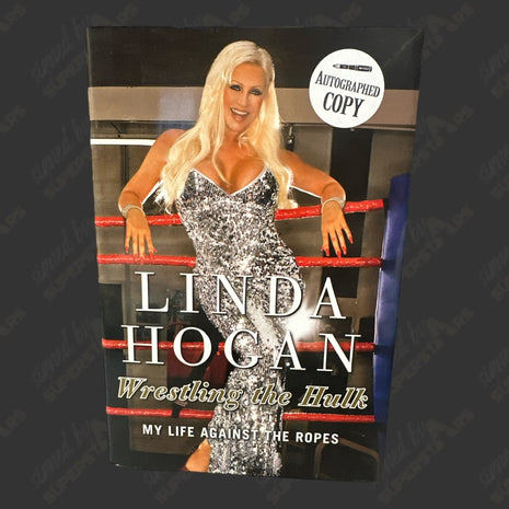 Linda Hogan signed Wrestling the Hulk Book