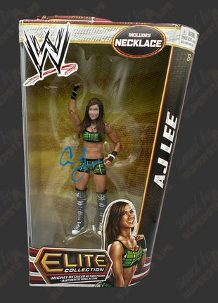 AJ Lee signed WWE Elite Action Figure