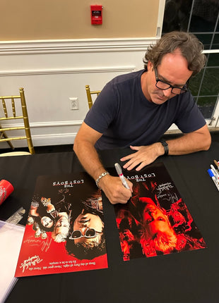 Lost Boys - Jason Patric, Kiefer Sutherland, Alex Winter & Billy Wirth multi-signed 11x17 Photo