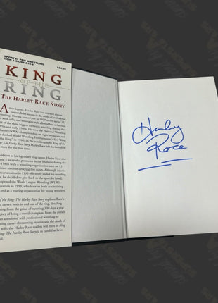 Harley Race signed King of the Ring Book