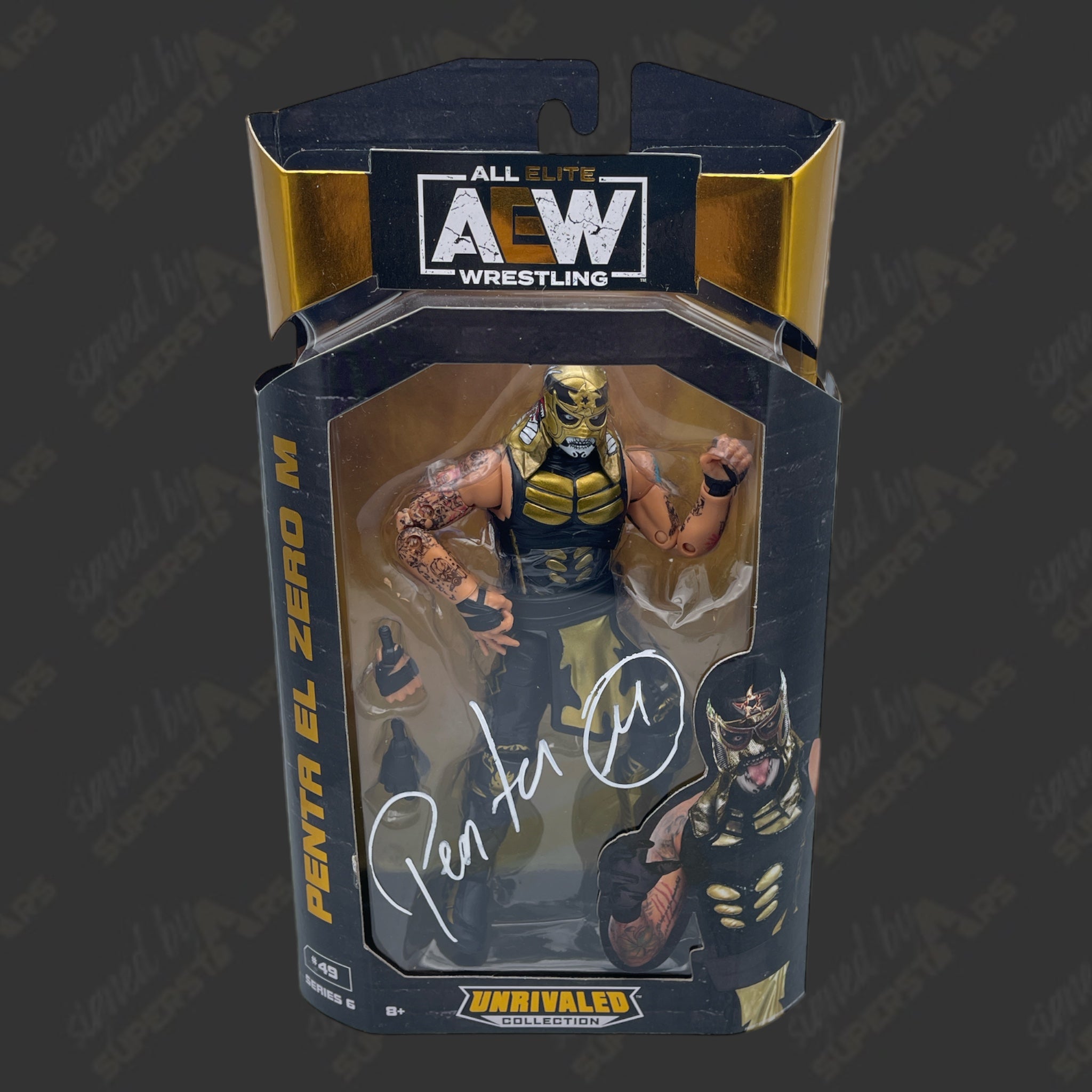 Penta El Zero M signed AEW Unrivaled Series 6 Action Figure – Signed By ...