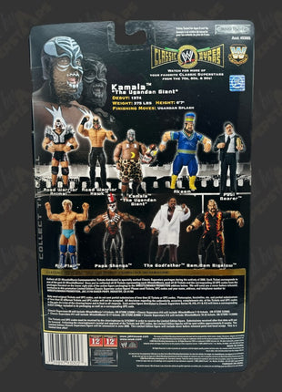 Kamala signed WWE Jakks Classic Superstars Action Figure