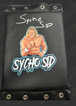 Sycho Sid signed Turnbuckle Pad