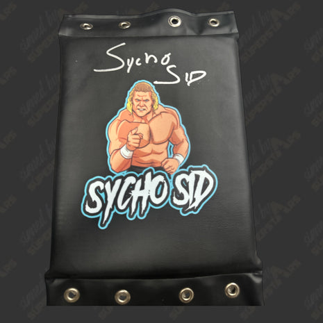 Sycho Sid signed Turnbuckle Pad