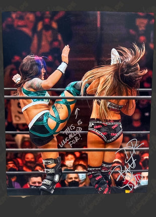 Britt Baker signed 16x20 Photo