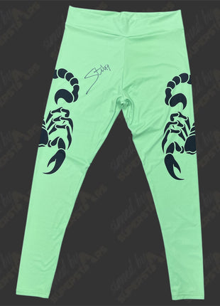 Sting signed Green Replica Tights Size: XL (w/ JSA)