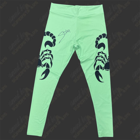 Sting signed Green Replica Tights Size: XL (w/ JSA)