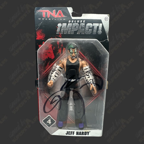 Jeff Hardy signed TNA Impact Action Figure