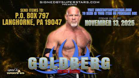 Reserve Autograph - Bill Goldberg Private Signing (November 2025)