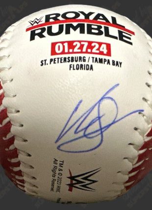 Kevin Owens signed Royal Rumble 2024 Baseball certified Fanatics