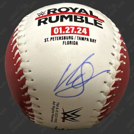 Kevin Owens signed Royal Rumble 2024 Baseball certified Fanatics