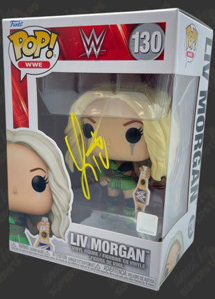 Liv Morgan signed WWE Funko POP Figure #130