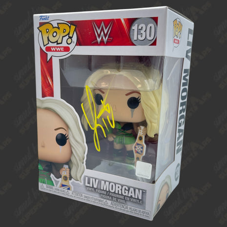 Liv Morgan signed WWE Funko POP Figure #130