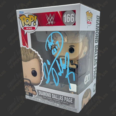 Diamond Dallas Page signed WWE Funko POP Figure #166 (w/ Beckett)