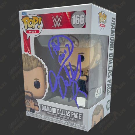 Diamond Dallas Page signed WWE Funko POP Figure #166 (w/ Beckett)