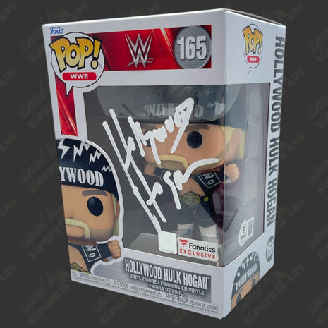 Hollywood Hogan signed WWE Funko POP Figure #165 (w/ Beckett)