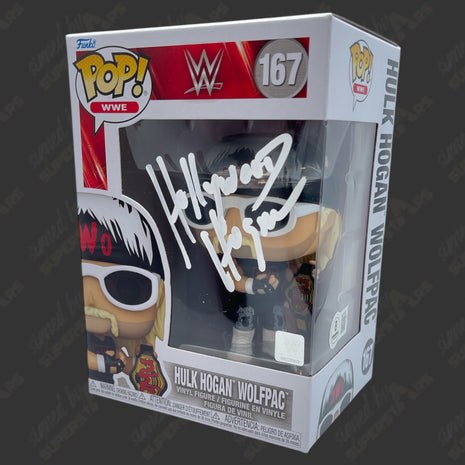 Figura Funko POP de la WWE firmada por Hollywood Hogan n.° 167 (con Beckett)