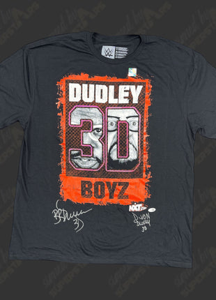 Bubba Ray & Dvon Dudley dual signed WWE NXT 2300 Arena T-Shirt (w/ JSA)