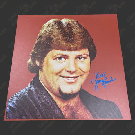 Jerry Lawler signed Vinyl Music Record