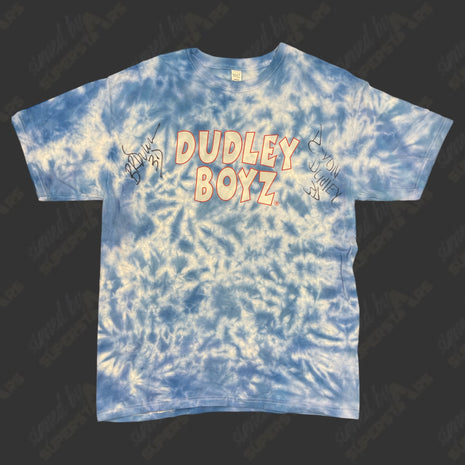 Bubba Ray & Dvon Dudley dual signed Tie Dye T-Shirt