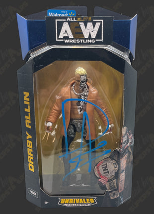 Darby Allin signed AEW Unrivaled #153 Action Figure