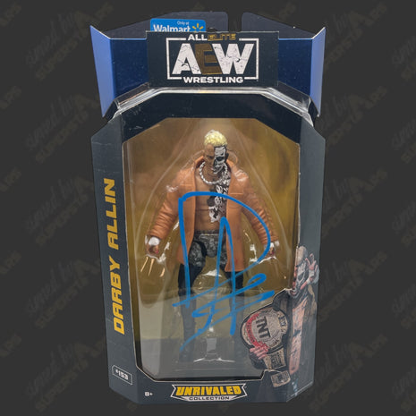 Darby Allin signed AEW Unrivaled #153 Action Figure