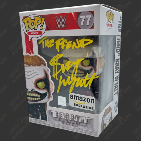 Bray Wyatt signed WWE Funko POP Figure #77 (Amazon Exclusive)