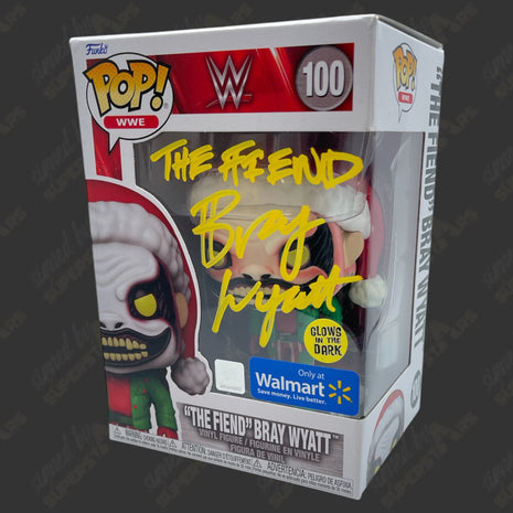 Bray Wyatt signed WWE Funko POP Figure #100 (Walmart Exclusive)