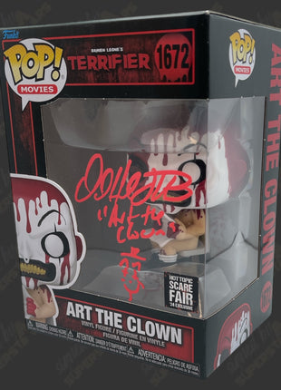 David Howard Thornton signed Art the Clown Terrifier Funko POP Figure #1672