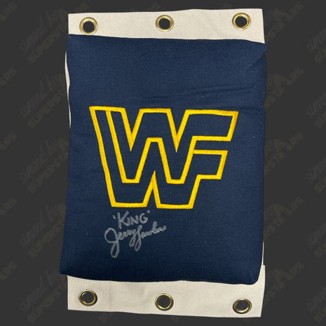 Auction:  Jerry Lawler signed Turnbuckle Pad