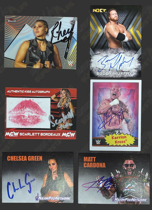 Auction:  Couples Card Combo (6 signed Trading Cards)