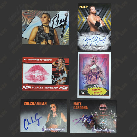 Auction:  Couples Card Combo (6 signed Trading Cards)