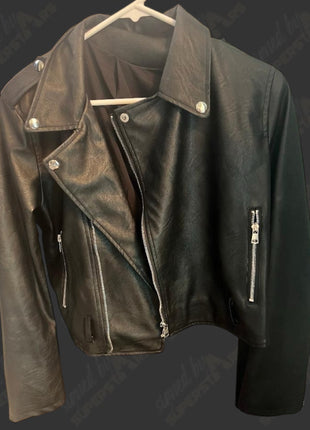 Auction:  Francine ring worn Black Leather Jacket
