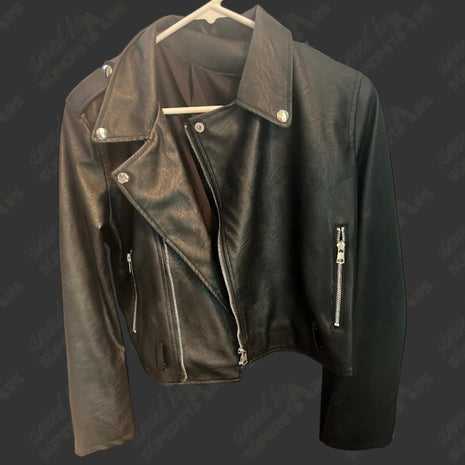 Auction:  Francine ring worn Black Leather Jacket