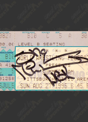 Entrada firmada por Shawn Michaels para WWF Summerslam 1995