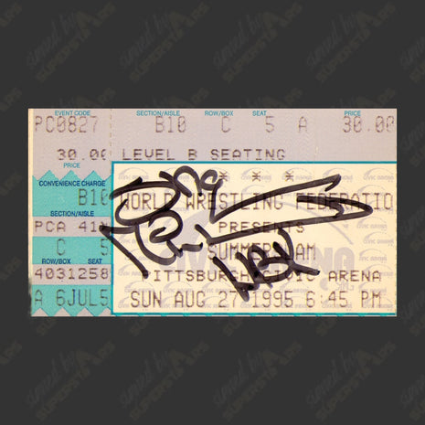 Entrada firmada por Shawn Michaels para WWF Summerslam 1995