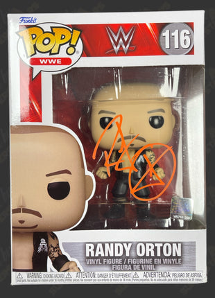 Auction:  Randy Orton signed WWE Funko POP Figure #116 (Tear & dent on box)