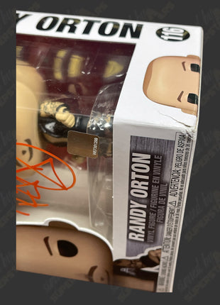 Auction:  Randy Orton signed WWE Funko POP Figure #116 (Tear & dent on box)