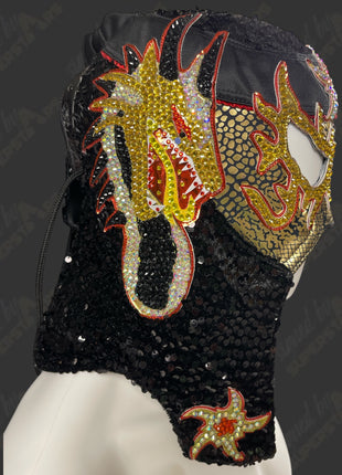 Penta signed & Ring Worn Mask (Gold/Red/Black)