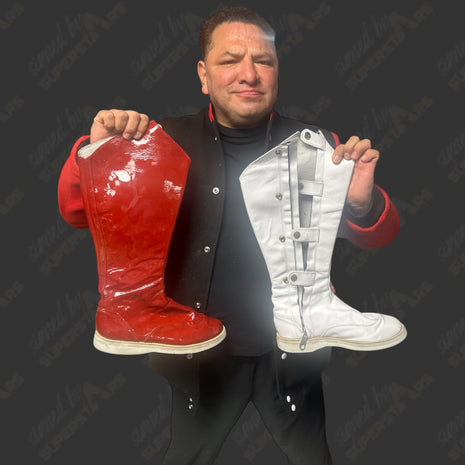 Auction:  Super Crazy's signed Ring Worn Gear from GCW/Mexico/Japan