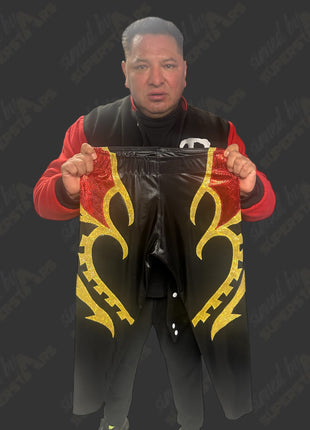 Auction:  Super Crazy's signed Ring Worn Pants from Mexico