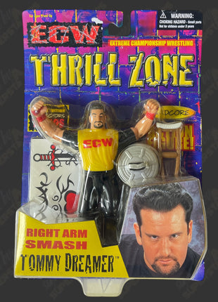 Auction:  Signed Tommy Dreamer ECW Thrill Zone Action Figure