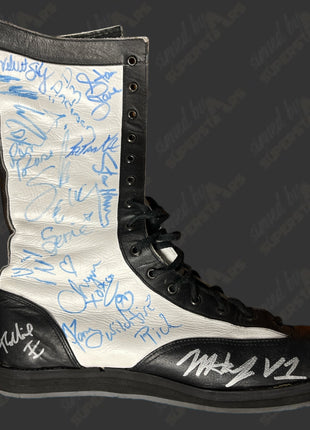 Multi-signed Arn Anderson Wrestling Boot (25 signatures!)