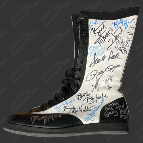 Multi-signed Arn Anderson Wrestling Boot (25 signatures!)