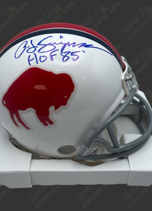 OJ Simpson signed Buffalo Bills Mini Helmet (w/ JSA)